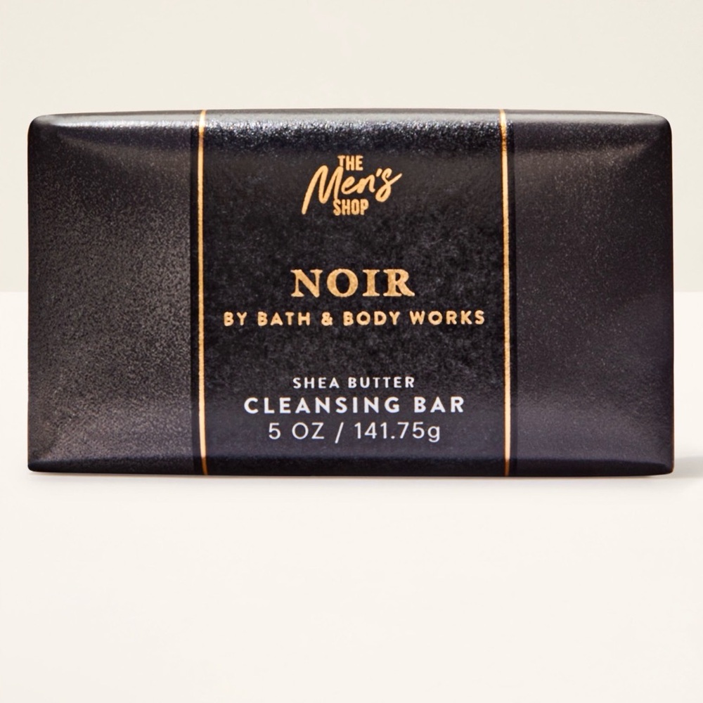 Bath & Body Works Men’s Shop Noir Cleansing Bar w/ Shea Butter